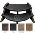 2 Tread Confer Hot Tub Edge Steps - Black