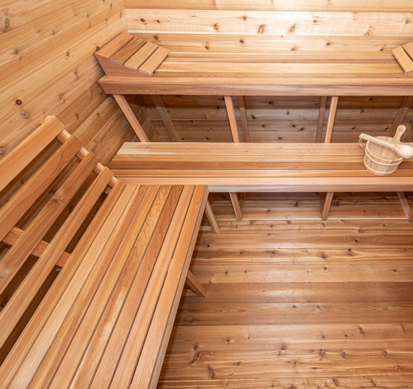 Dundalk 8x8 (244x244cm) POD Sauna -Knotty Cedar