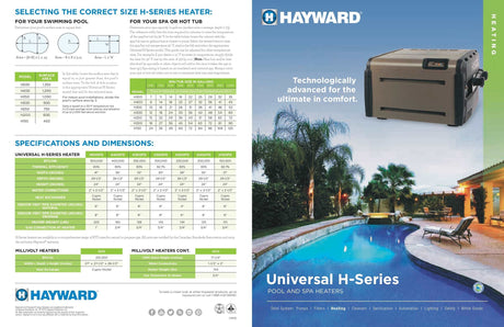 Hayward 200 000 BTU Propane Pool Heater H200FDP