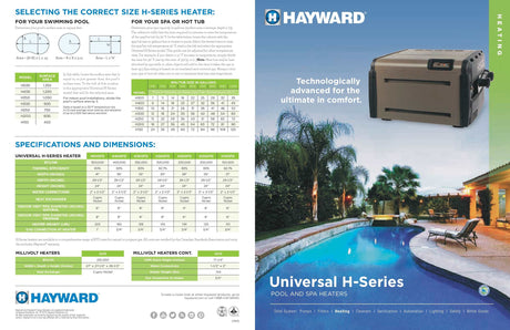 Hayward 150 000 BTU Natural Gas Pool Heater H150FDN