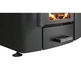 Narvi NC 16 Black Wood Burning Heater (Rocks Included)
