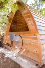 Dundalk 8x8 (244x244cm) POD Sauna -Knotty Cedar
