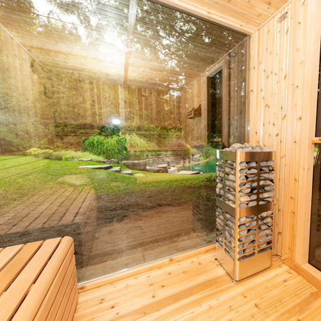 Pure Cube Neptune Sauna- Knotty Red Cedar