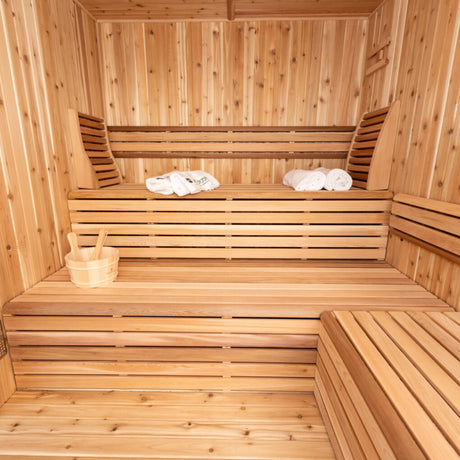 Pure Cube Orion Sauna- Knotty Red Cedar