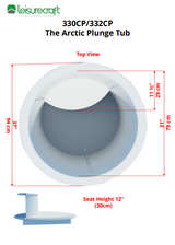 The Arctic Plunge Tub - Knotty Red Cedar
