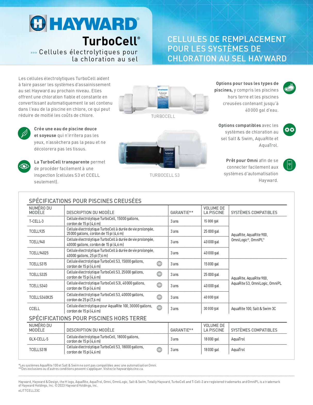 TurboCell Salt Cell (Low Salt), 30,000 Gallons