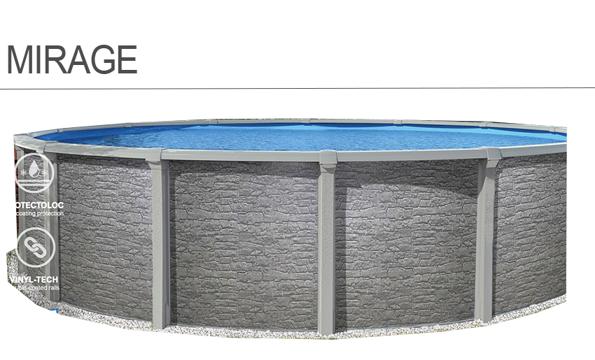 21' Asahi Mirage Resin Above-Ground Pool Kit
