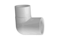 2" 90 Degree PVC Street Elbow (SPIG x SLP)
